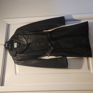 Leather Trench Coat